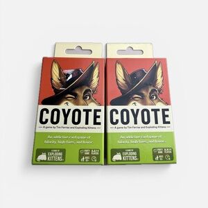 Coyote Card Game - Red & Green Box (2 Pack)